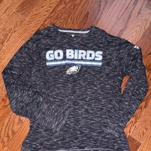 Fanatics Go Birds Long Sleeve Shirt - Black Sz M